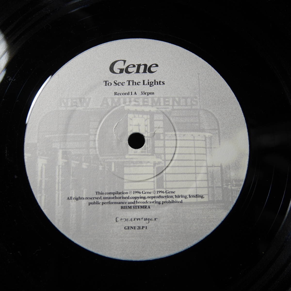 アナログ ● 輸入盤 ～ Gene To See The Lights ～ レーベル:Costermonger GENE 2LP_画像9