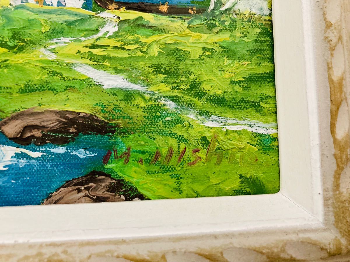 絵画 油絵 油彩 風景画 M Nishio 作者不明|Yahoo!フリマ(旧 絵画 油絵 油彩 風景画 M Nishio 作者不明|Yahoo!フリマ(旧