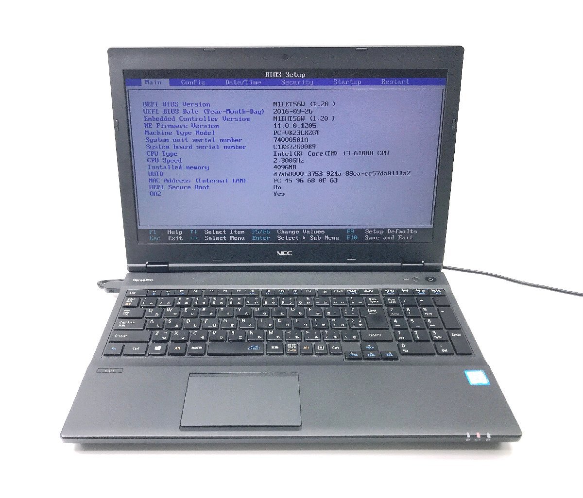 【特別セール品】 NT: NEC VK23LX-T CORE i3-6100U 2.3GHz/4GB /500GB/DVDROMノート 15インチ~ 【特別セール品】 NT: NEC VK23LX-T CORE i3-6100U 2.3GHz/4GB /500GB/DVDROMノート 15インチ~