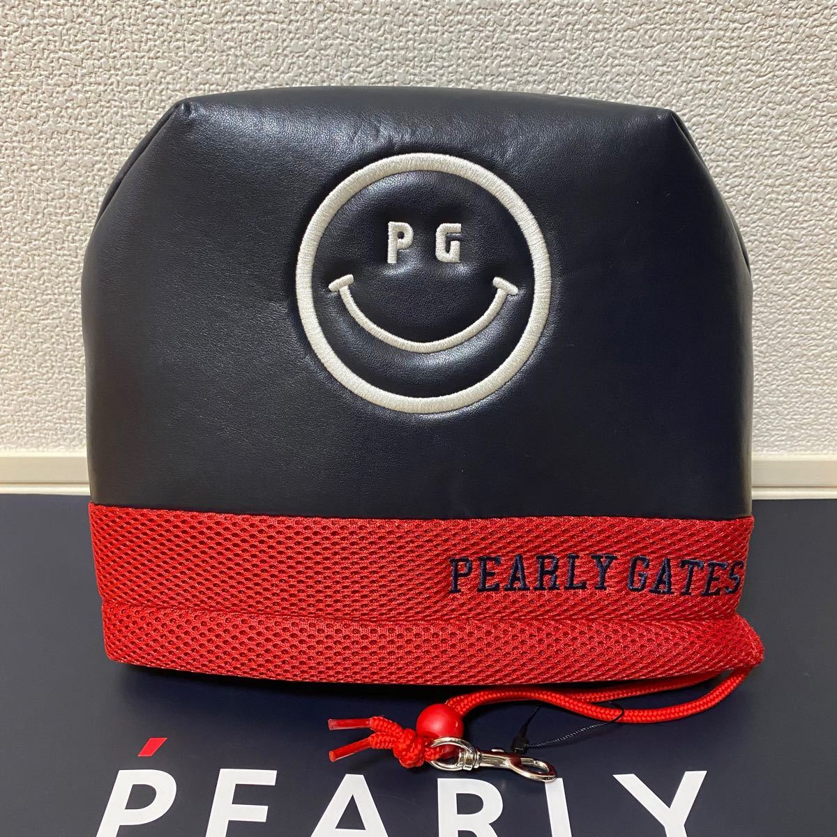 最先端 新品未使用 pearly gates ヘッドカバー アイアン ネイビー fawe.org