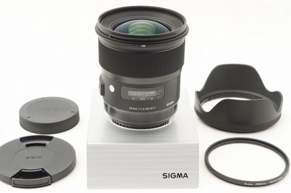☆極上美品☆ SIGMA シグマ 24mm F1.4 DG HSM Art Canon用 ♯22091810
