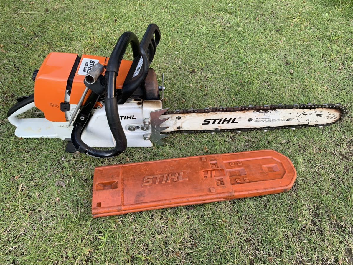 STIHL MS460 エンジンチェーンソー 美品ですがエンジン始動せず