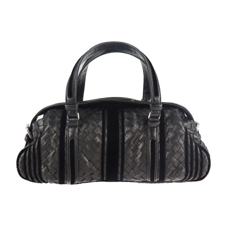 BOTTEGAVENETA ボッテガヴェネタ 144776 ハンドバッグ レザー ベロア