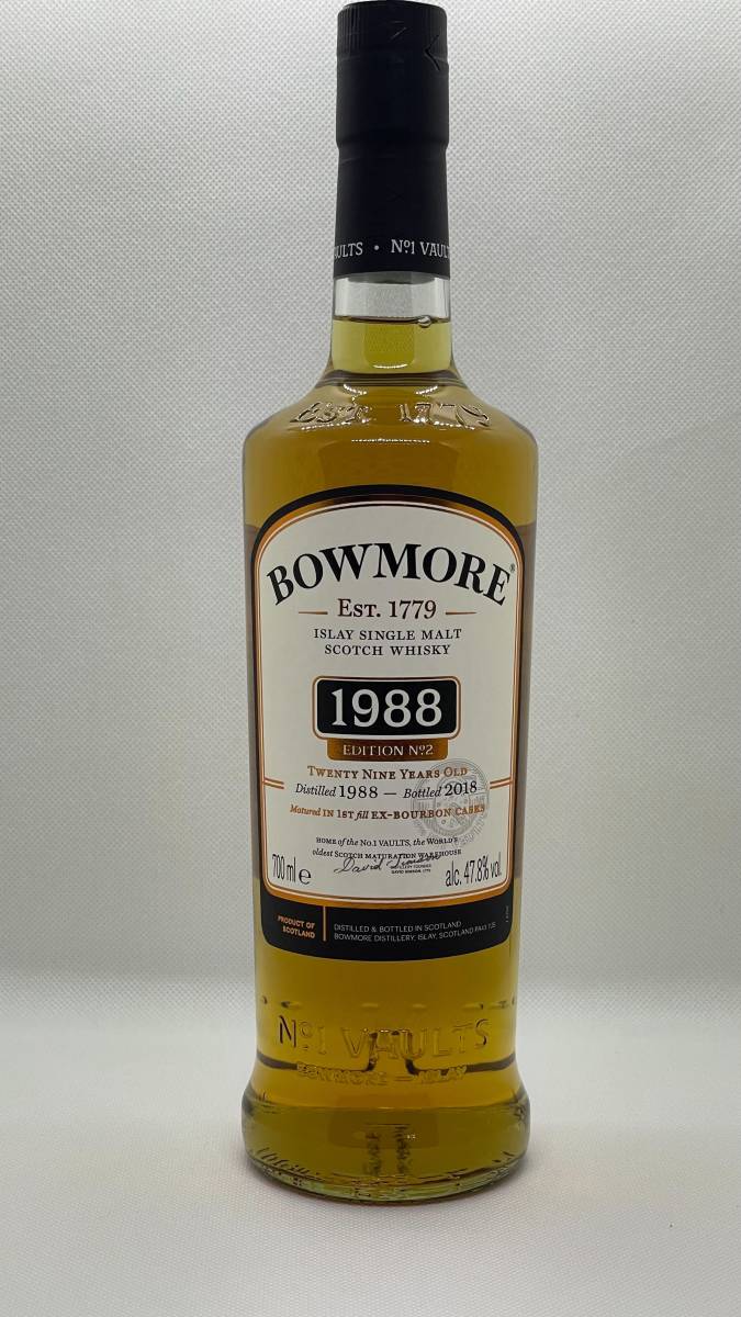 新品】【レア】ボウモア 1988 ヴィンテージエディション 箱付き 47.8