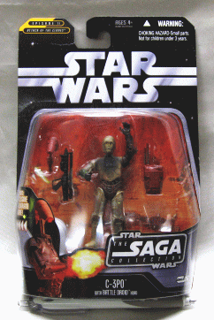 スターウォーズ ハズブロ社 SAGA C-390 WITH BATTLE DROID HEAD ホログラムフィギュア付き（SW-1)_画像1