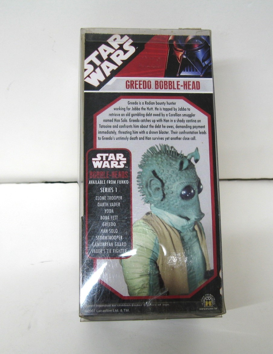 少々訳あり US版 スターウォーズ グリード GREEDO ボブルヘッド（SW-4)ヘッドノッカー フィギュア_画像3