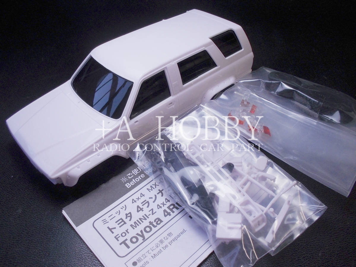▲KYOSHO 京商 MINI-Z ミニッツ 4×4 シリーズ トヨタ ４ランナー ハイラックスサーフ ホワイトボディセット MXN02 新品_画像1