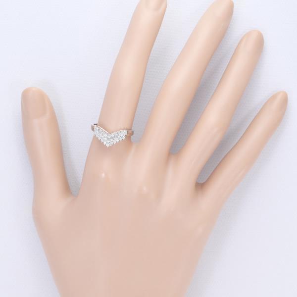 PT900 リング 指輪 12号 ダイヤ 0.33 総重量約5.6g 美品 送料無料
