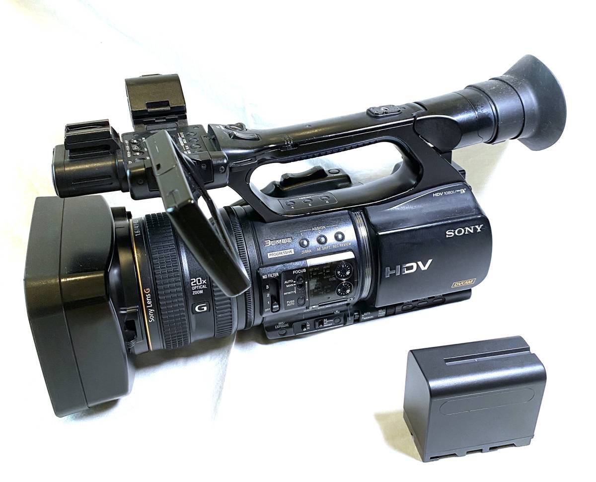 高性能業務用カムコーダー！ SONY ビデオカメラ HVR-V1J - ビデオカメラ