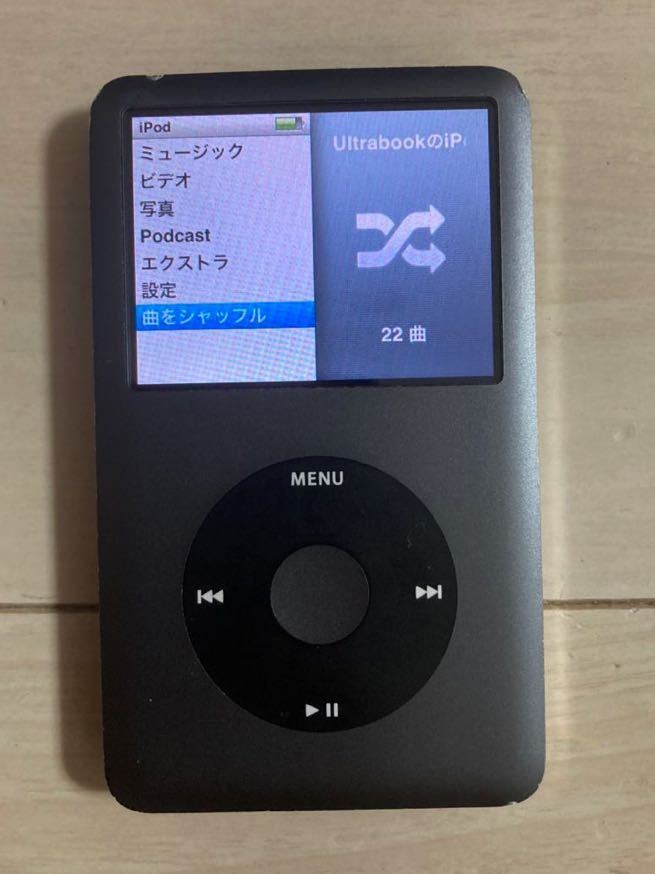 アップル iPod classic 160GB Late 2009 本体 初期化 アイポッド クラシック 最終モデル A1238 PC297J apple 送料無料_画像1