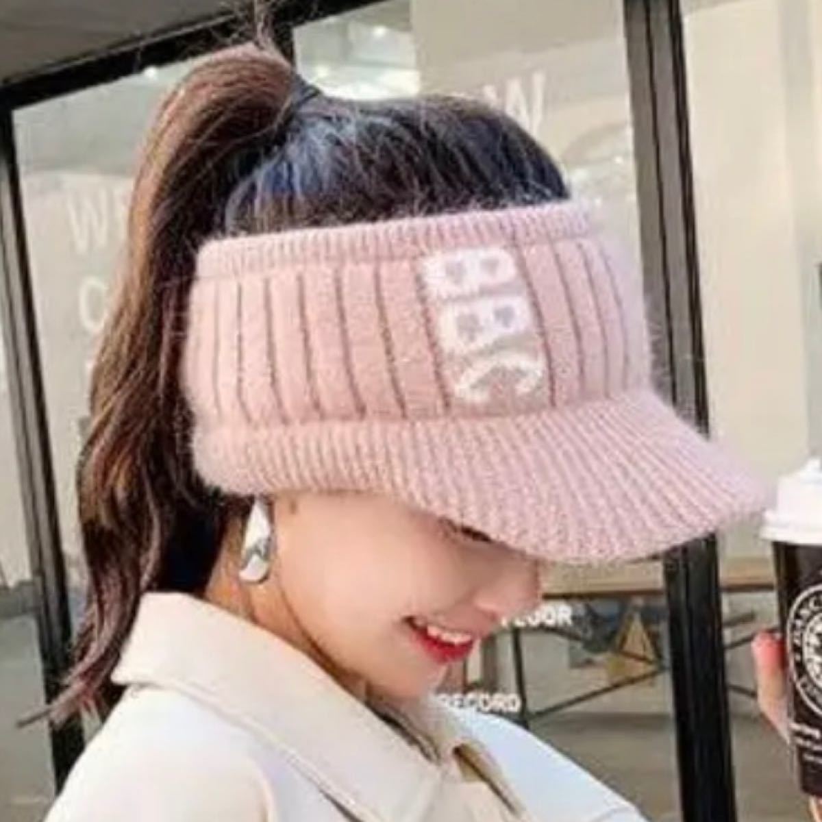 Paypayフリマ ニット帽 サンバイザー ゴルフ 帽子 ニット帽子 おしゃれ ゴルフ帽子 韓国 ニットキャップ ニットサンバイザー ピンク Paypayフリマ ニット帽 サンバイザー ゴルフ 帽子 ニット帽子 おしゃれ ゴルフ帽子 韓国 ニットキャップ ニットサンバイザー ピンク