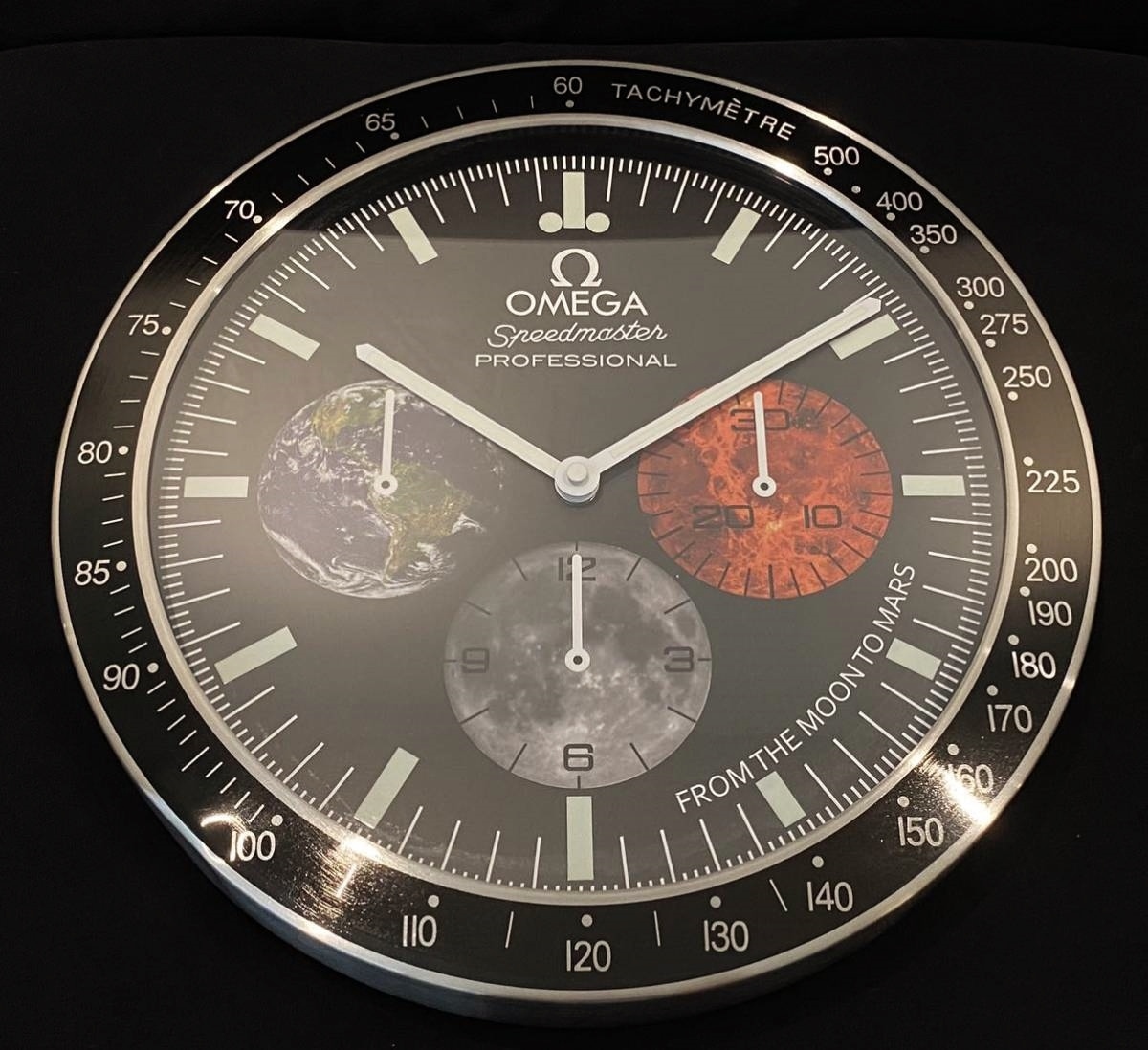ヤフオク! - 美品 オメガ OMEGA 地球月火星 スピードマスター 店...