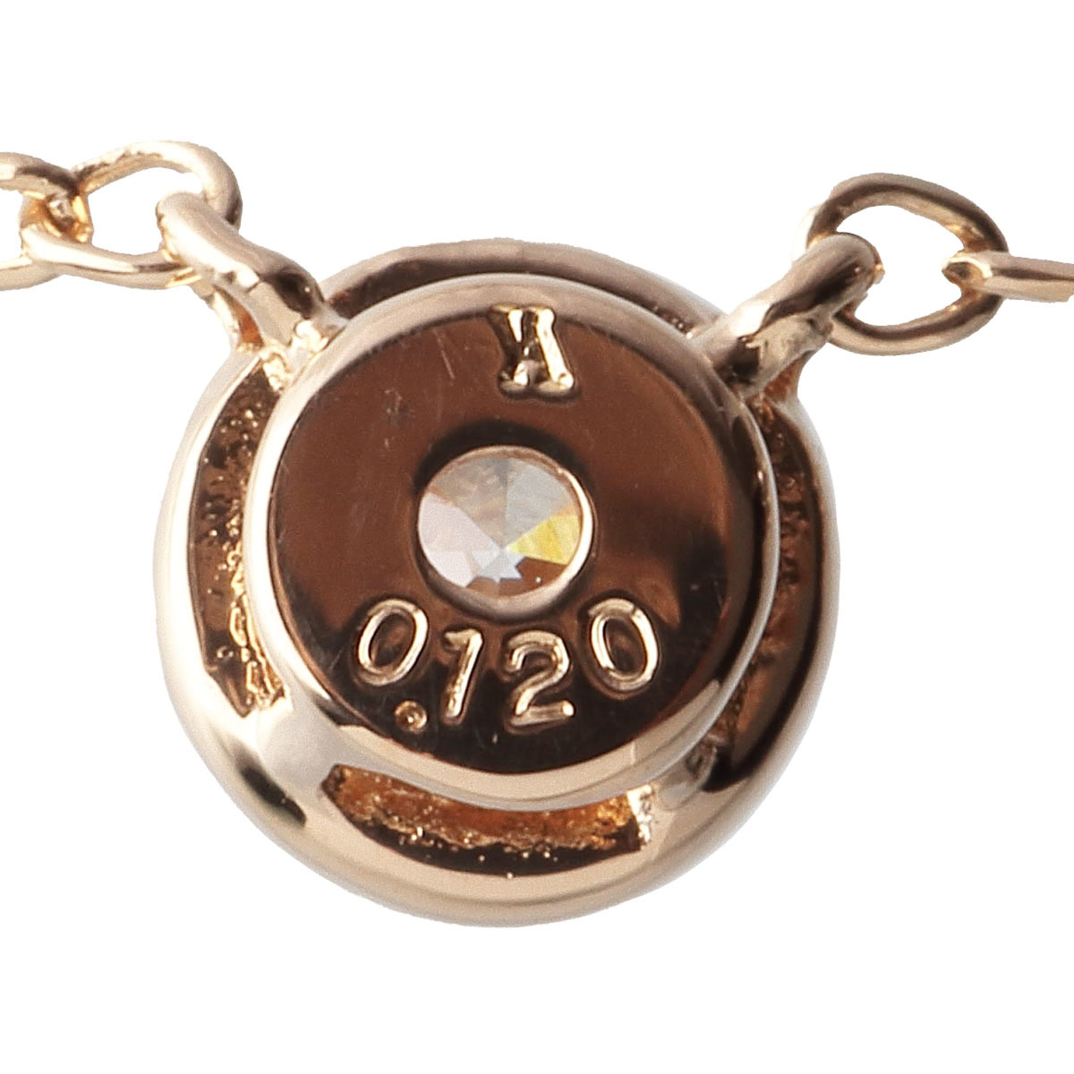 新品仕上げ済】ヴァンドーム青山 ダイヤネックレス セルクル 0.120ct