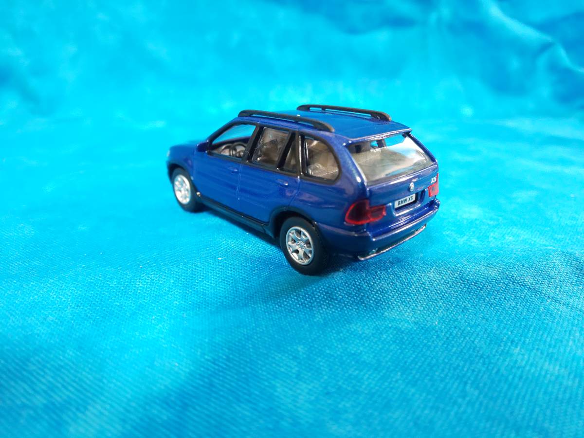 ⑨3・エポック社・カプセルエムテック《シリーズ5・BMW・X5 ブルー》1/72 撮影時のみ袋から開封 未使用品の画像3