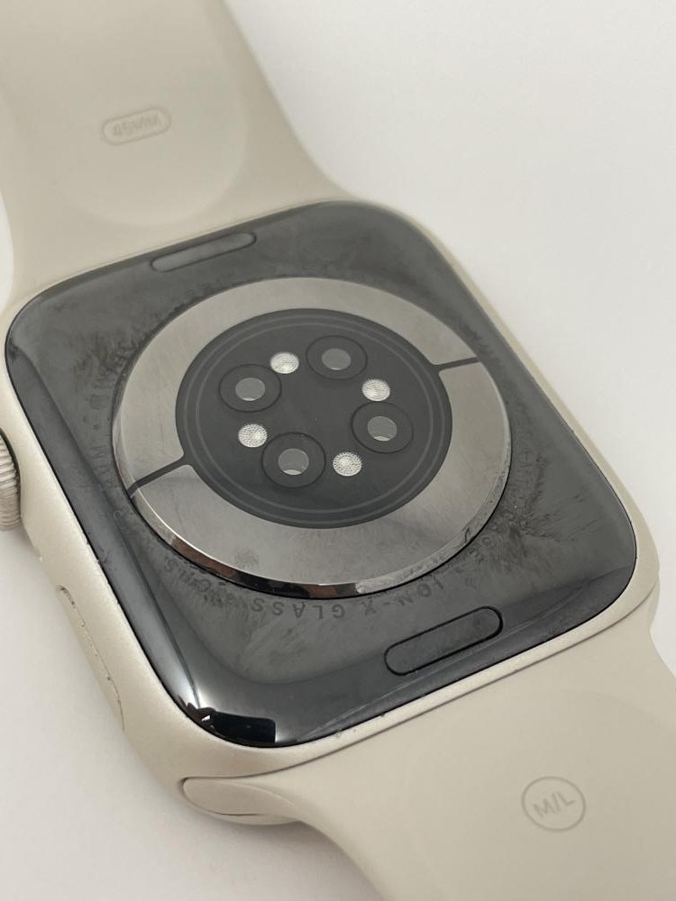 U574【超美品・保証有】 Apple Watch Series7 GPS 45mm スターライト