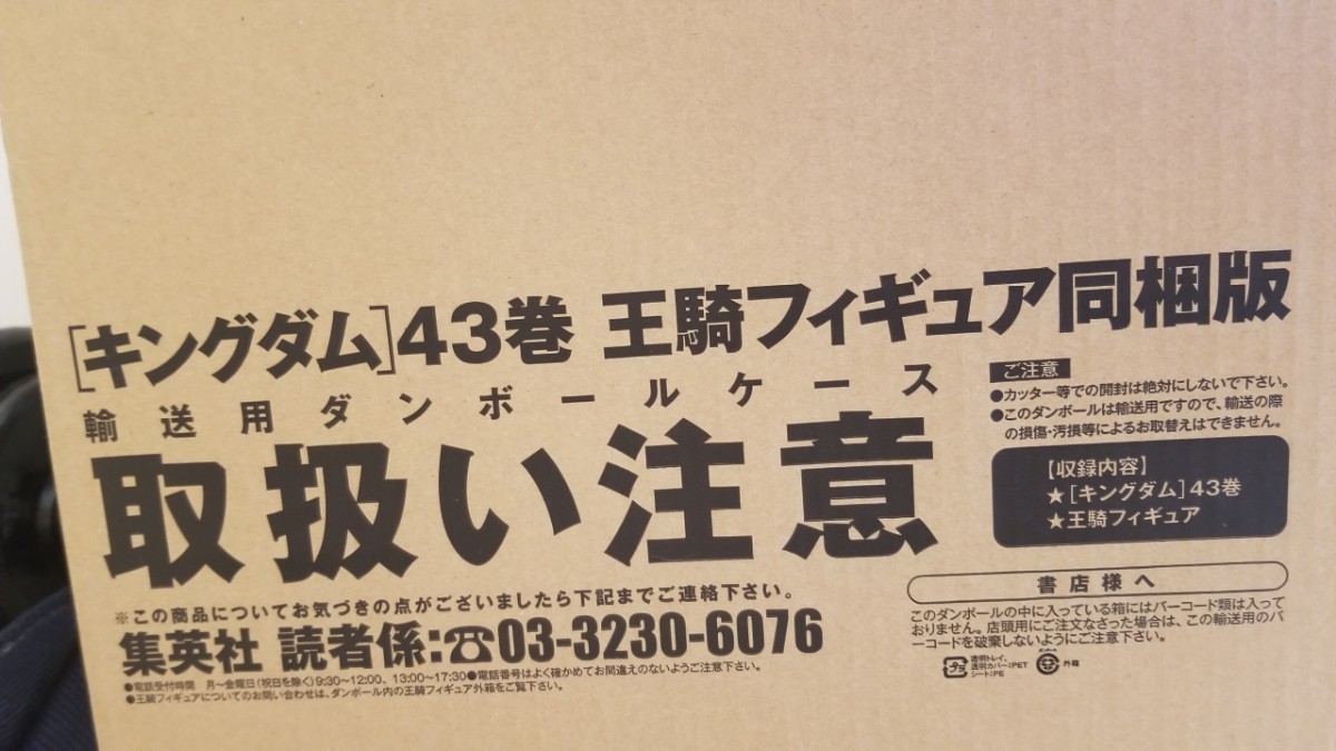 【新品未開封】王騎将軍 フィギュア キングダム 43巻 王騎将軍フィギュア同梱版 【限定】 - caritaskenya.or.ke