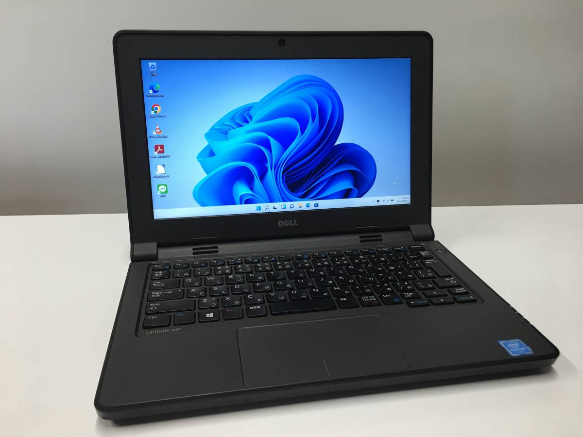 A19724)高速 Dell Latitude 3160 ノート搭載Intel Pentium N3710 1.60GHz/4GB/SSD 120GB/無線/bluetooth/カメラ/Office/Win11 Pro 64Bit