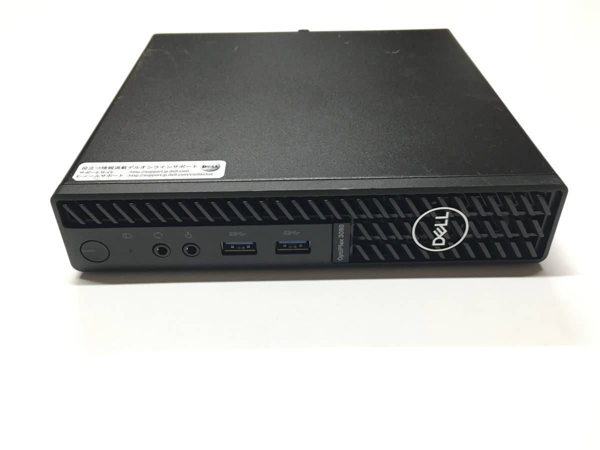 第10世代 Dell OPTIPLEX 3080 Micro PC 搭載Intel Core i3-10105T 3.00