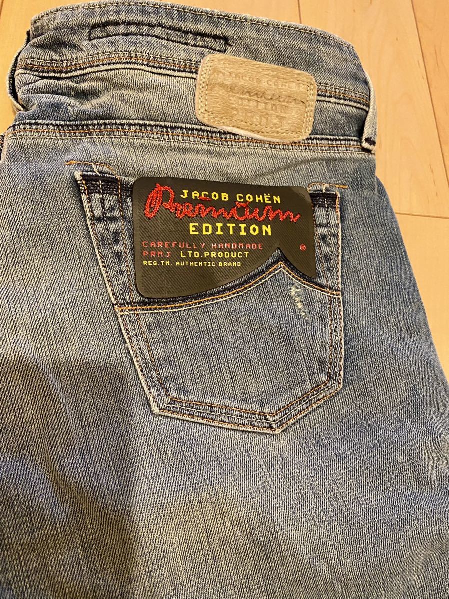新品 Jacob Cohen Nick ダメージ加工 デニムパンツ 30
