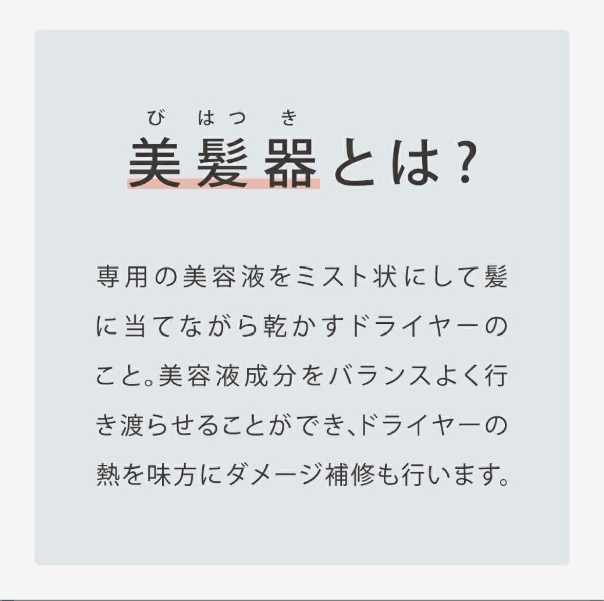 SALONIA サロニア トリートメント ミスト ドライヤー &セラムセット