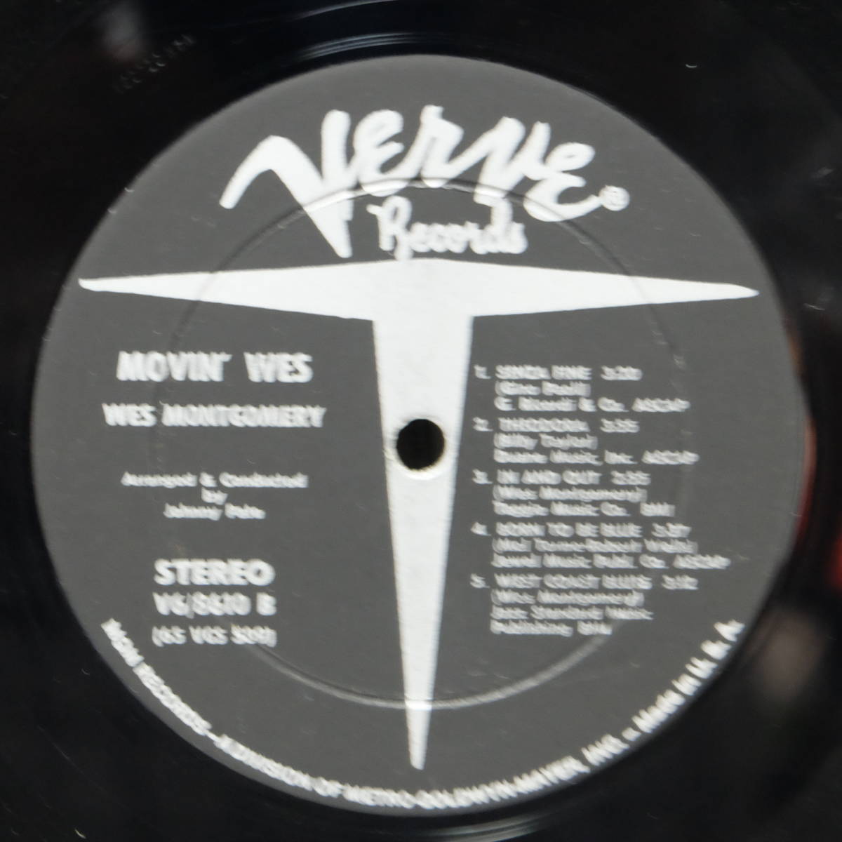Verve【 V6-8610 : Movin’ Wes 】DG / Wes Montgomeryの画像5