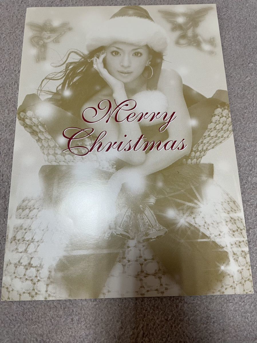 ☆浜崎あゆみ 直筆サイン入りクリスマスメッセージカードA4 ☆浜崎あゆみ 直筆サイン入りクリスマスメッセージカードA4