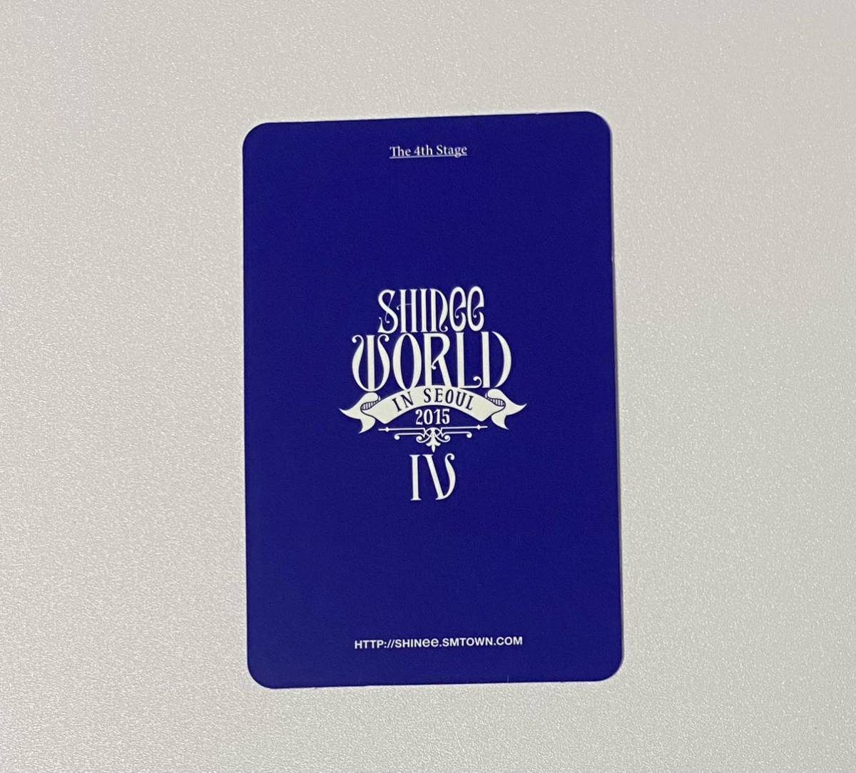 SHINee WORLD Ⅳ IN SEOUL 2015 キー KEY トレカ Photocard