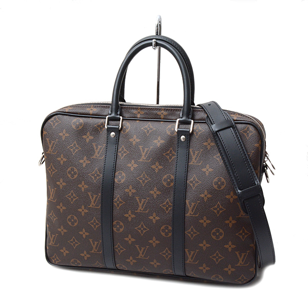 ルイヴィトン バッグ メンズ PDV PM ビジネスバッグ ブリーフケース 2WAY モノグラム M52005 Louis Vuitton 中古_画像1