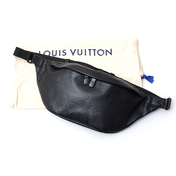ルイヴィトン バッグ メンズ ディスカバリーバムバッグ モノグラムシャドウ ノワール ブラック M44388 Louis Vuitton 中古の画像10