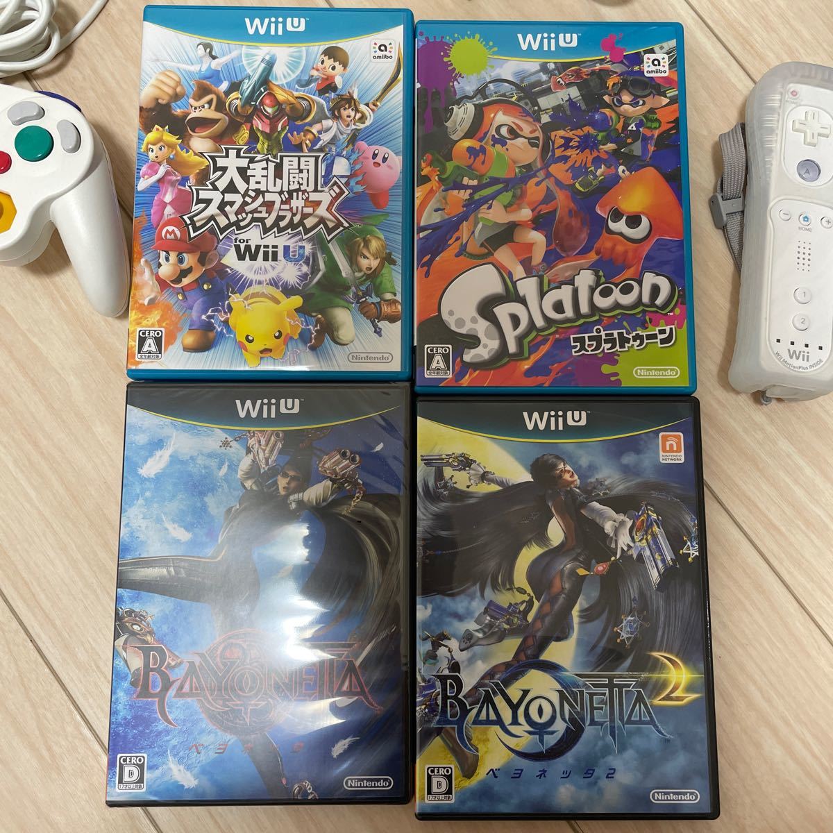 WiiUマリカーセット スマブラ(GCコントローラーと純正コネクタ WiiUマリカーセット スマブラ(GCコントローラーと純正コネクタ