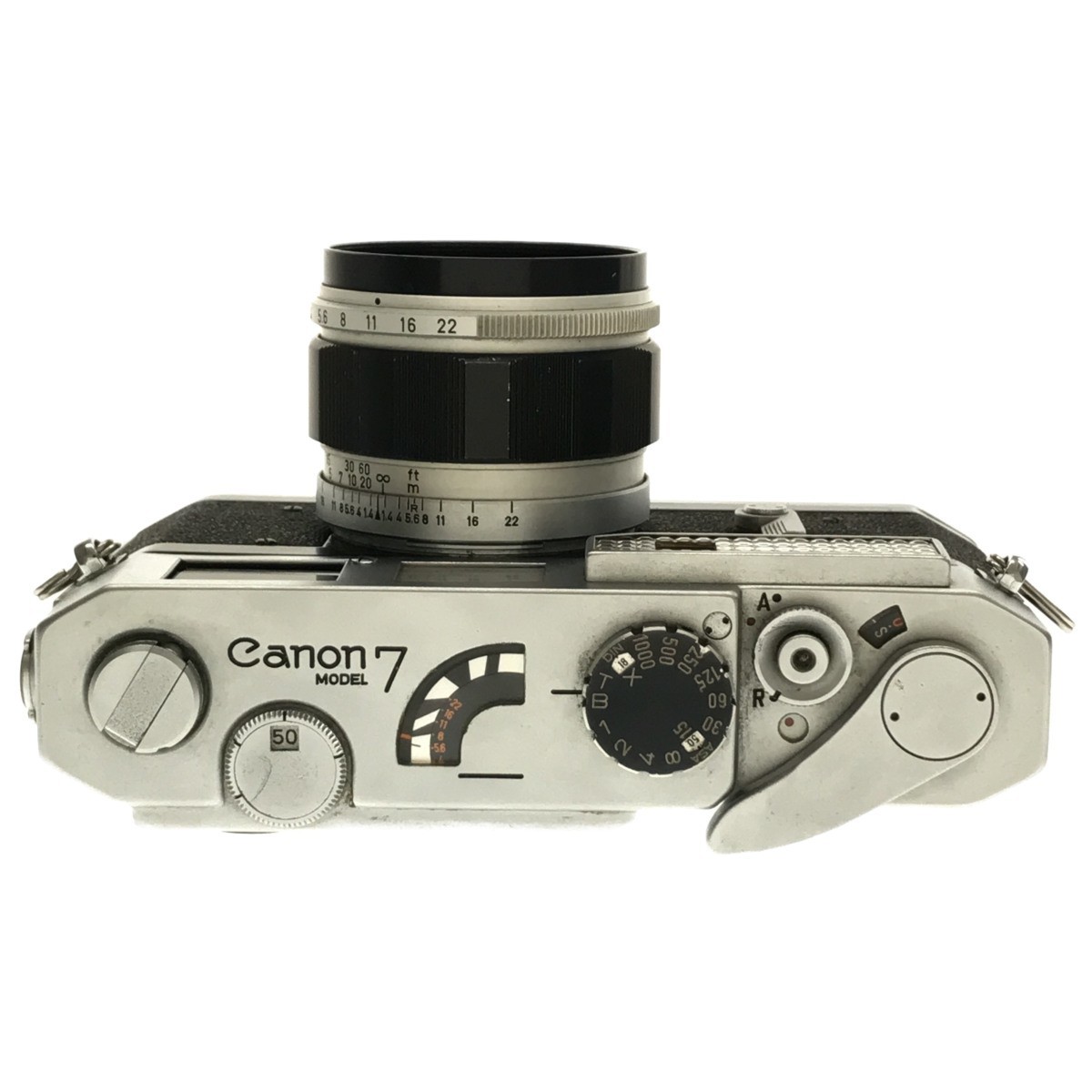 [ working properly goods ]Canon MODEL 7 LENS 50mm F1.4 Canon range finder large diameter standard single burnt point L39 mount MF lens film camera C2653