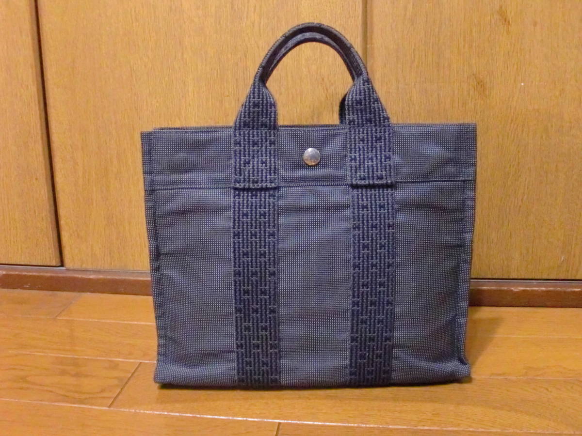 美品型崩れ角破れ無し エルメス HERMES エールライン トートPM