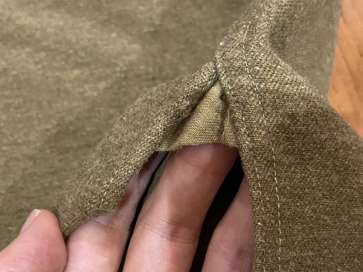 絶滅服ミントコンデション!!30s J.C.PENNEY チンスト付フランネルシャツ ヴィンテージ ビンテージ JCペニー 長袖ウールシャツ ペニーズ