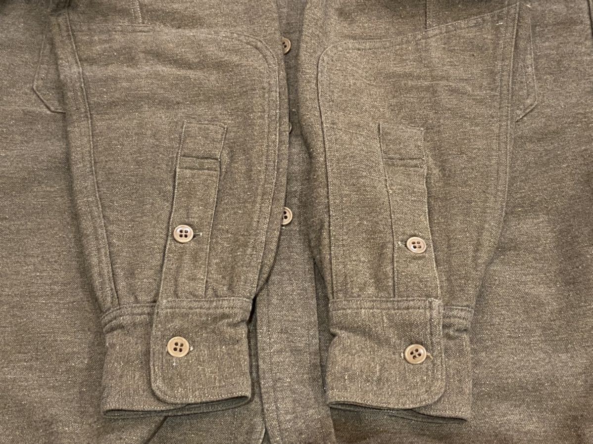 絶滅服ミントコンデション!!30s J.C.PENNEY チンスト付フランネルシャツ ヴィンテージ ビンテージ JCペニー 長袖ウールシャツ ペニーズ