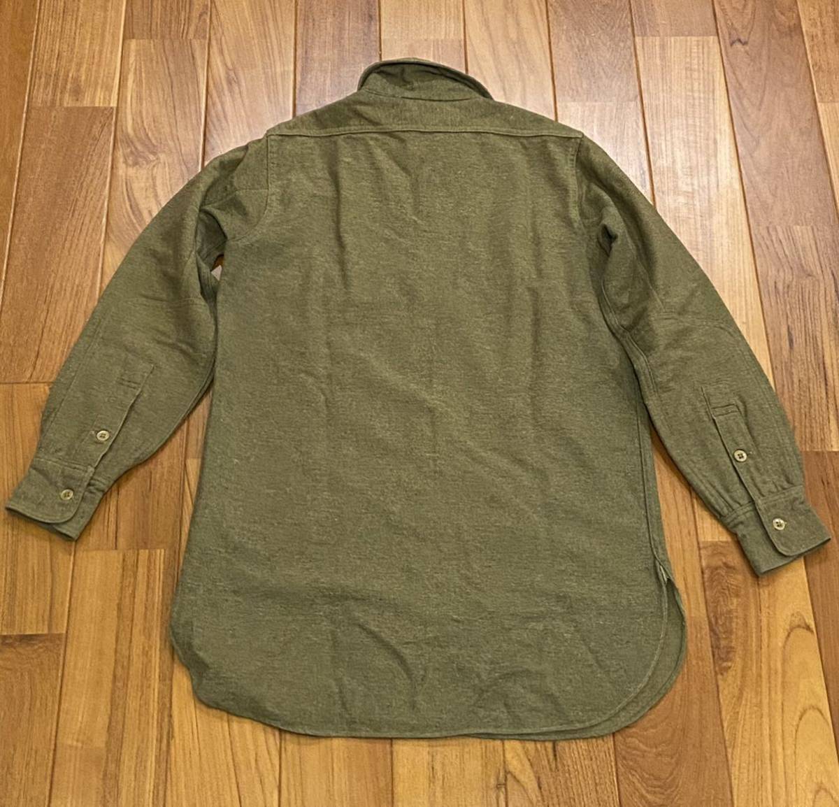 絶滅服ミントコンデション!!30s J.C.PENNEY チンスト付フランネルシャツ ヴィンテージ ビンテージ JCペニー 長袖ウールシャツ ペニーズ