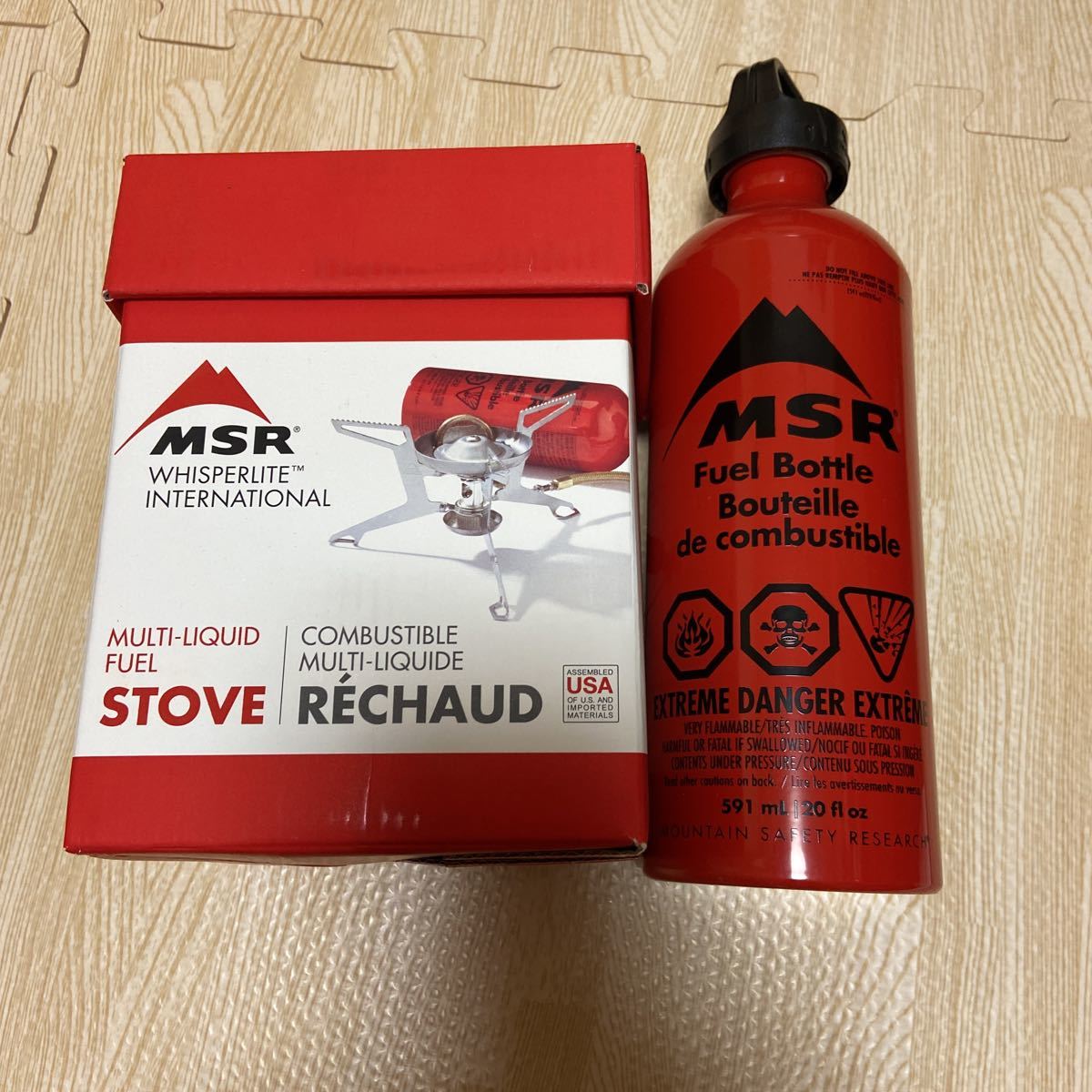 MSR ウィスパーライト インターナショナル と 20FL ボトルのセット
