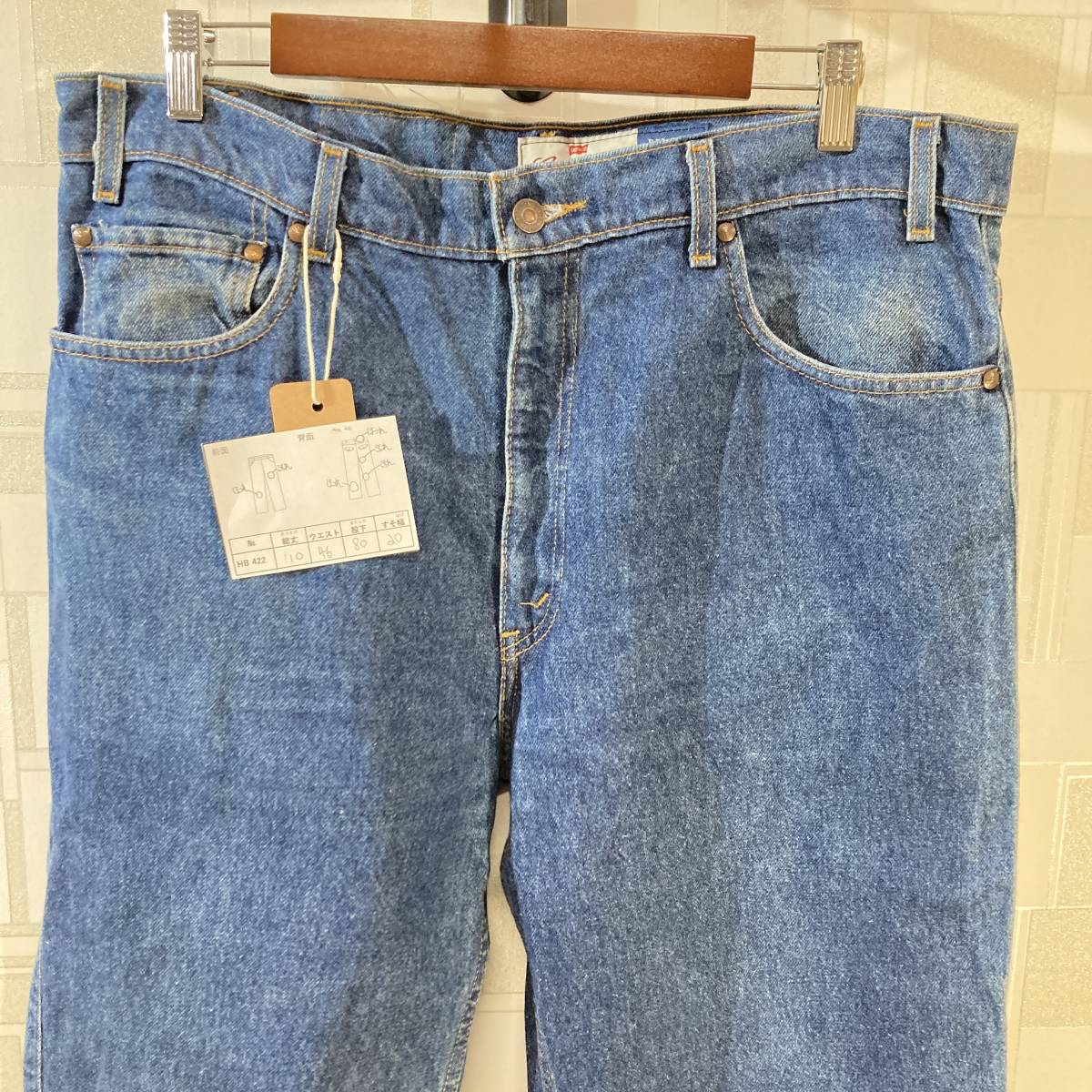 HB422【2003】LEVI'S 540 青 リラックスフィット W36 L32 刻印110M デニム パンツ 古着 リーバイス ジーンズ テーパード【130102000022】_画像2