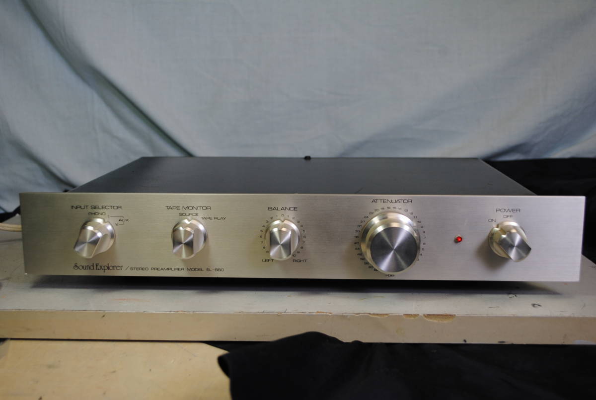 Yahoo!オークション - Sound Explorer EL-660 DCプリアンプ 完動 Yahoo!オークション - Sound Explorer EL-660 DCプリアンプ 完動