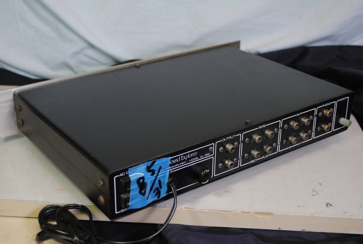 Yahoo!オークション - Sound Explorer EL-660 DCプリアンプ 完動 Yahoo!オークション - Sound Explorer EL-660 DCプリアンプ 完動