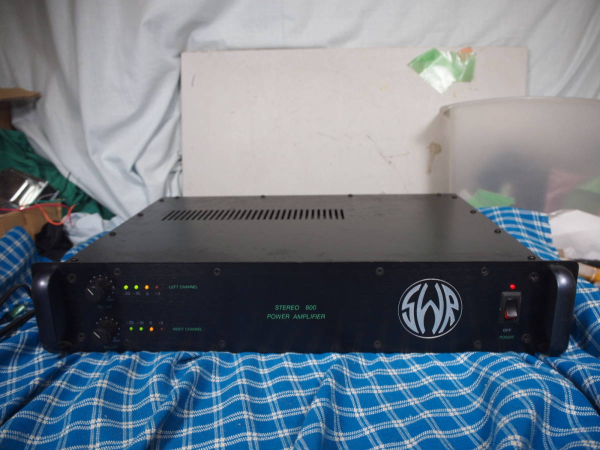 値頃 【 15周年感謝セール 】 SWR ステレオパワーアンプ ラックハンドル付き Stereo 800 8Ω220W220W )完動品 【3ヶ月保証 】 その他 値頃 【 15周年感謝セール 】 SWR ステレオパワーアンプ ラックハンドル付き Stereo 800 8Ω220W220W )完動品 【3ヶ月保証 】 その他