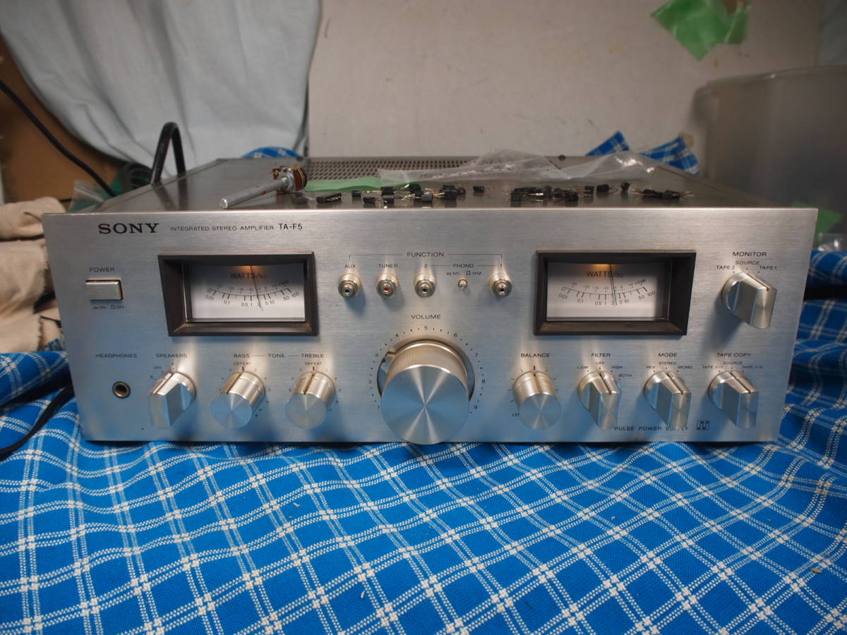 必見レストア完動超美品!山水プリメインアンプA-5001&チューナーT-5001-