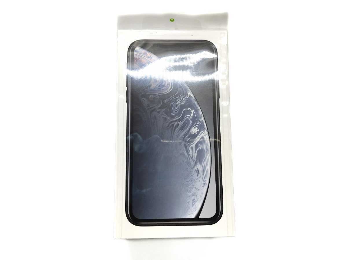 新品 即決 iPhone XR 64GB Black 白 SIMフリー 本体 au NW利用制限〇