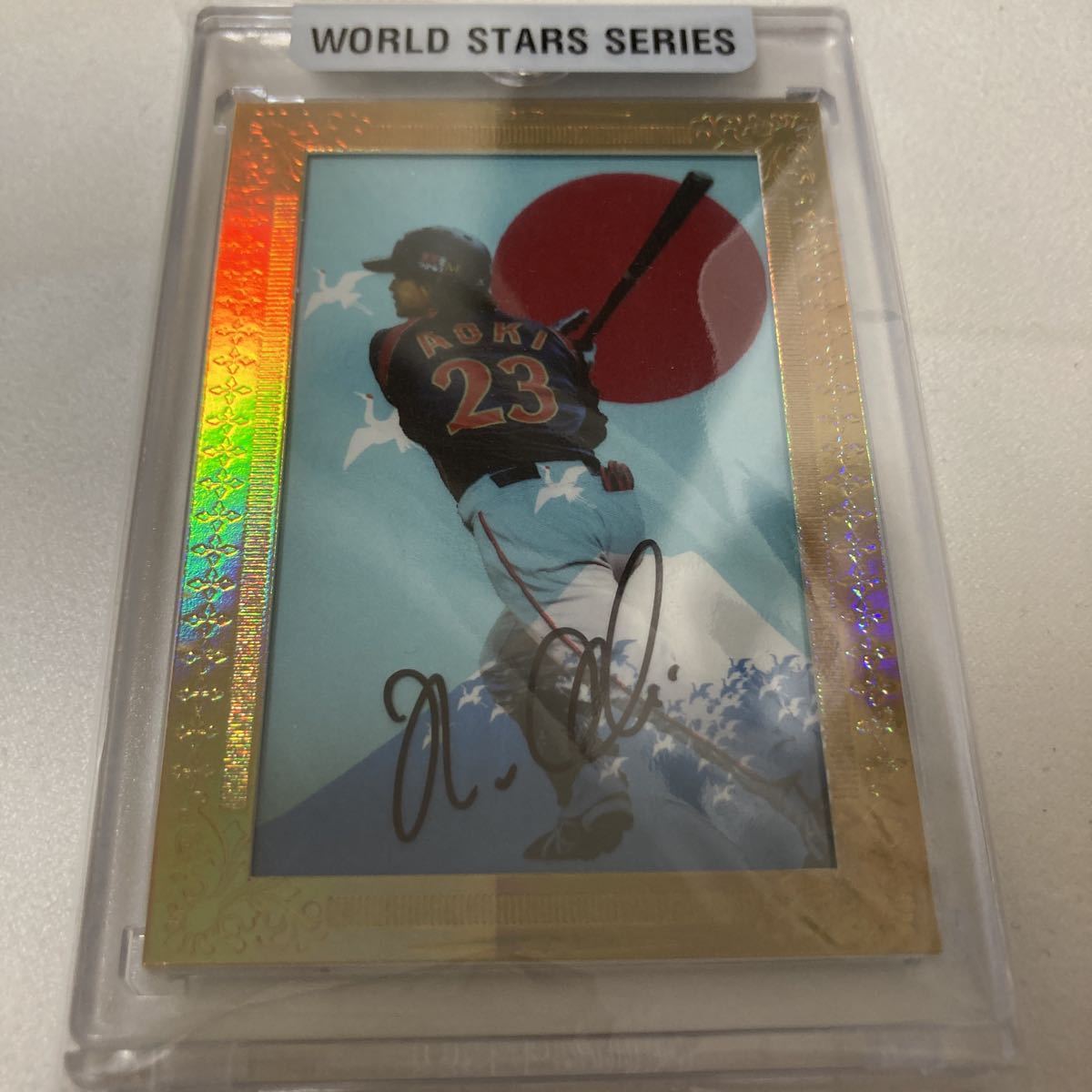 【1枚限定】青木宣親 1/1 直筆サインカード 侍ジャパン 日本代表ユニ 検 NORICHIKA AOKI BBM EPOCH Topps WBC 東京ヤクルトスワローズ 1of1