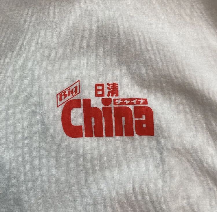 90s BIG CHINA ビッグチャイナ ジャッキーチェン Tシャツ 映画 ムービー ヴィンテージ ビンテージ JACKIE CHAN 日清_画像4