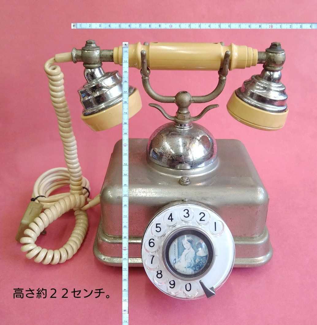  antique telephone dial type telephone Showa Retro 