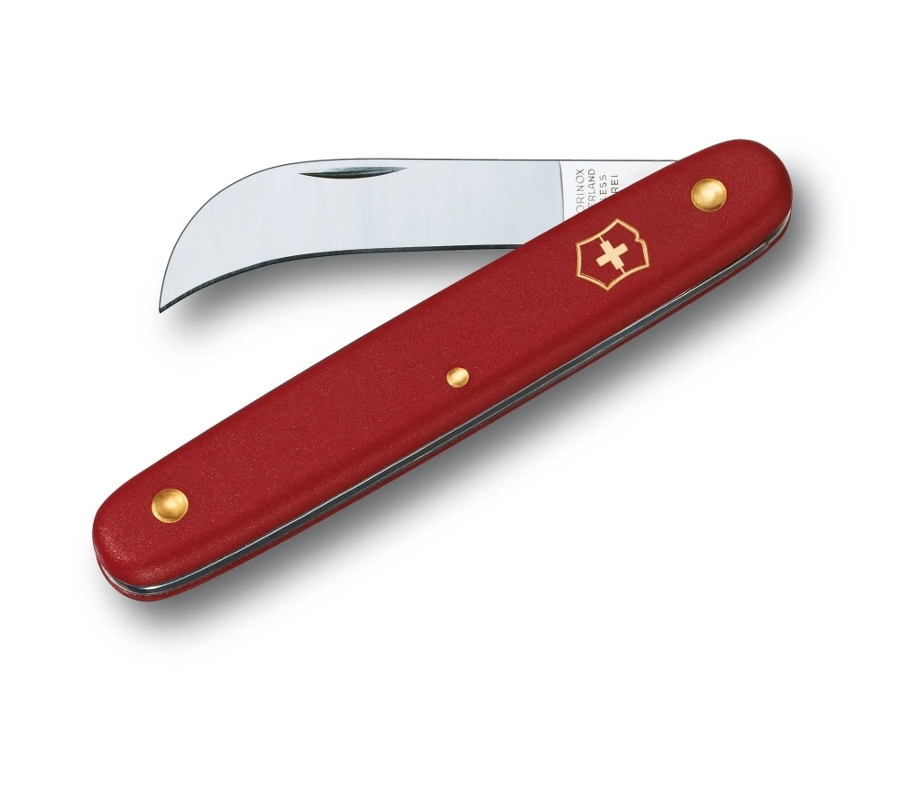 VictorinoX No.39060 florist ( car b blade )Red* printing cardboard less * deer leather own made sack attaching 