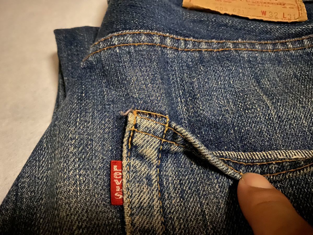 90%以上節約 Levi''s 505 BigE 60s 70s ビンテージ 濃紺 赤耳 50s A