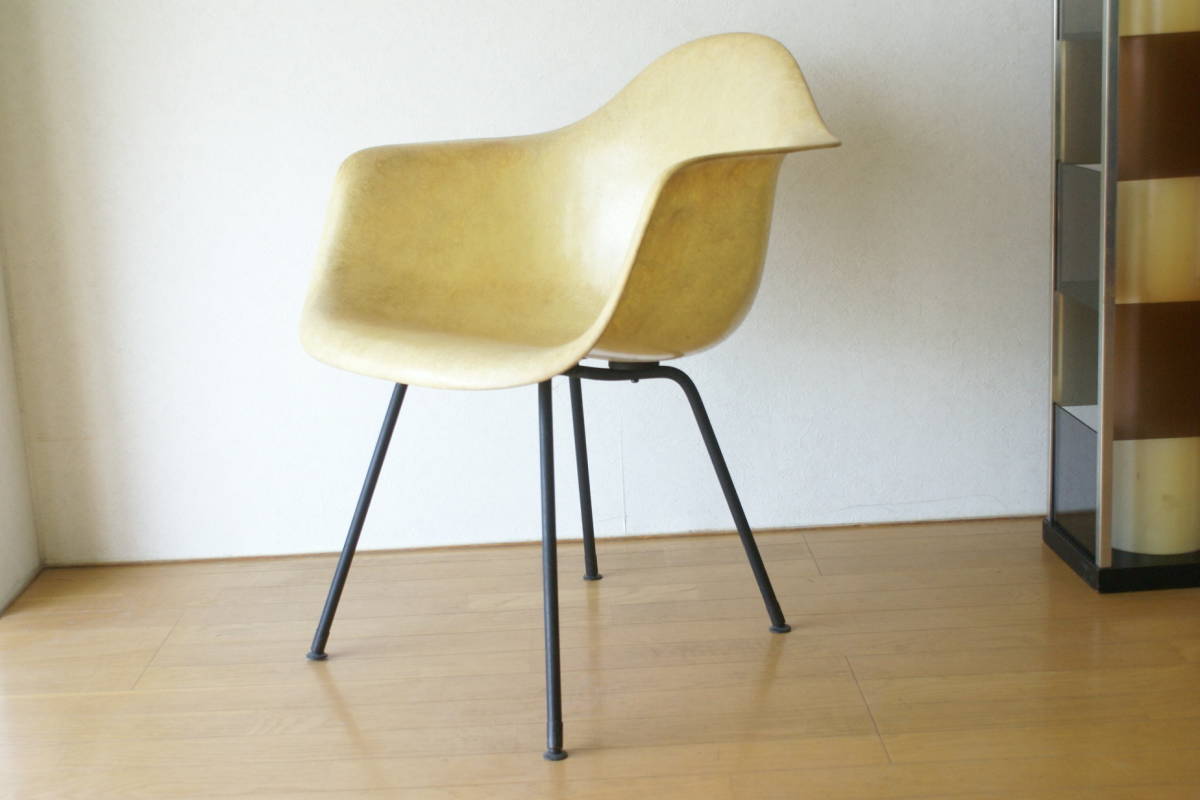 ビンテージ 1950's Zenith Herman Miller Eames 1st ゼニス イームズ ロープエッジ アームシェル 初期 ファースト ビックマウント Ｘベース