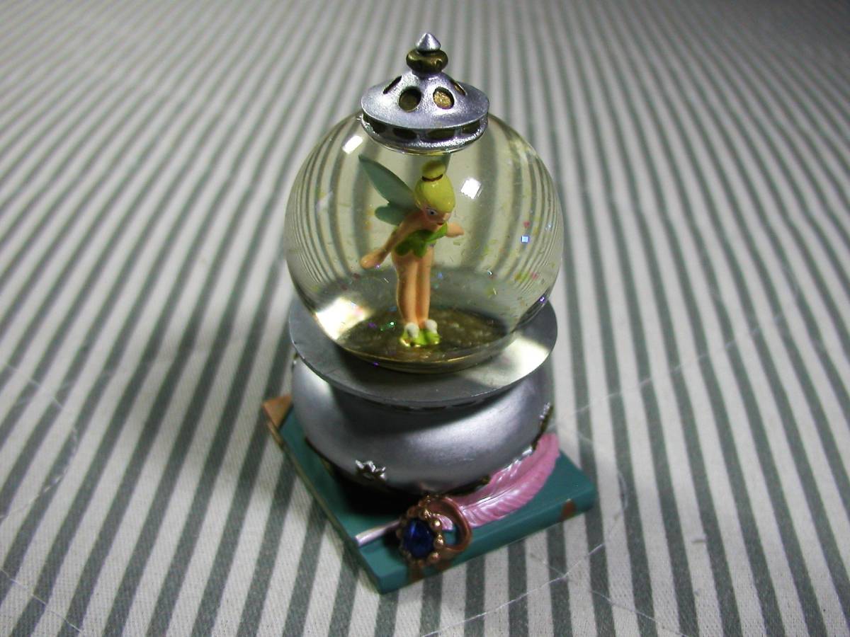 ★☆★ 貴重 かわいい♪ TINKERBELL SNOWGLOBE ピーターパン ティンカーベル スノーボール スノードーム　スノーグローブ　★☆★ _画像6