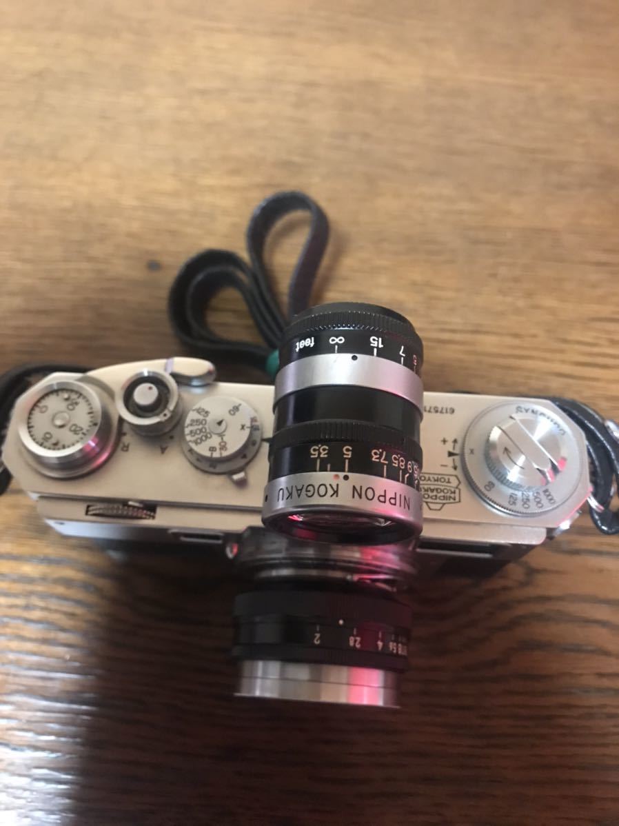 美品 Nikon ニコン S2 フィルムカメラ レンジファインダー NIKKOR-H 1